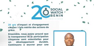 #20ans de Social Watch Bénin, Jean-Pierre DEGUE, Secrétaire Exécutif du réseau en parle.